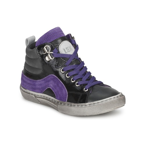 Sko Dreng Høje sneakers Little Mary OPTIMAL Sort / Violet