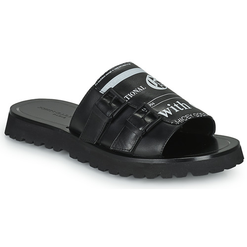 Sko Herre Flade sandaler John Galliano SAND Sort