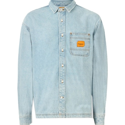 textil Herre Cowboyjakker Replay Denim Shirt Blå