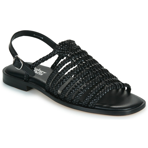 Sko Dame Flade sandaler Anthology Paris ISAORA Sort