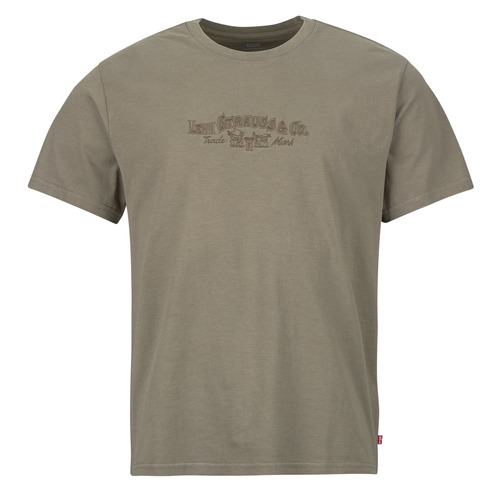textil Herre T-shirts m. korte ærmer Levi's SS RELAXED FIT TEE Kaki