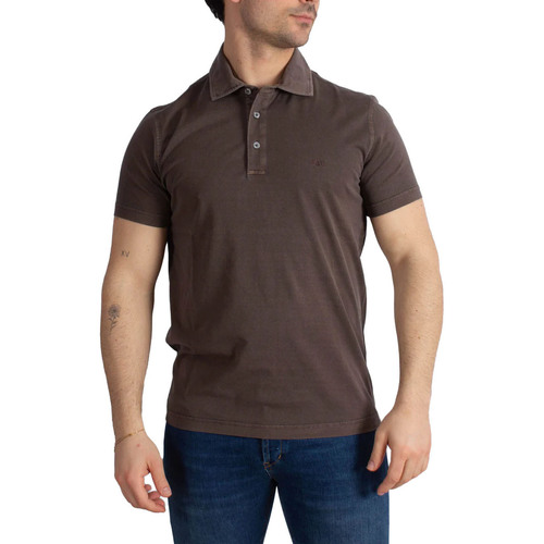 textil Herre Polo-t-shirts m. korte ærmer Fay npmb252143tuy1-s602 Brun