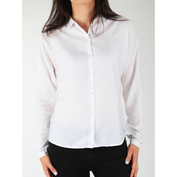textil Mujer Camisas Wrangler Relaxed Shirt W5213LR12 Blanco