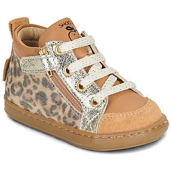 Shoes Girl Low top trainers Shoo Pom BOUBA BI ZIP Leopard