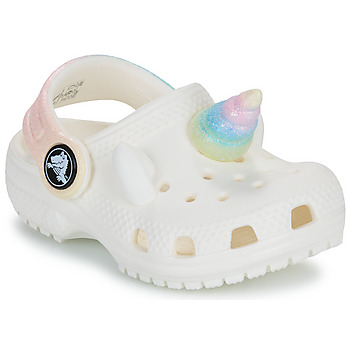 kengät Lapset Puukengät Crocs Classic IAM Rainbow UnicornCgT Beige / Monivärinen