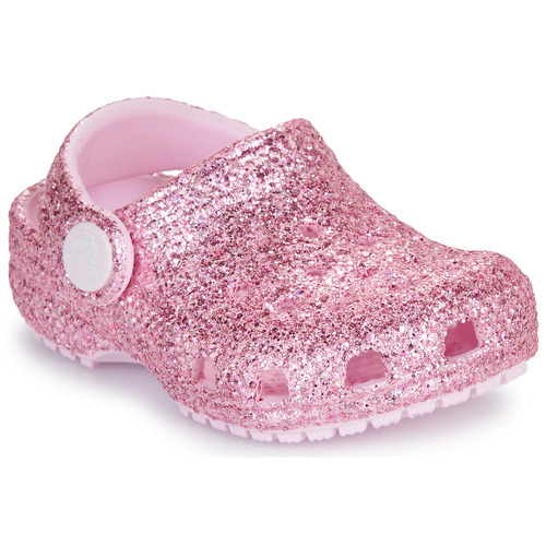 kengät Tytöt Puukengät Crocs Classic Chunky Glitter Clog T Vaaleanpunainen