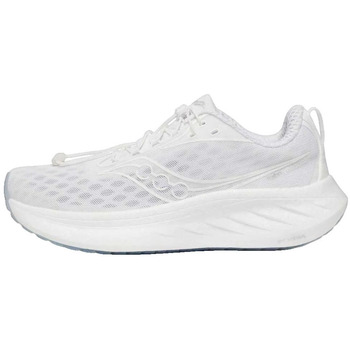 kengät Naiset Juoksukengät Saucony Chaussures de running  Ride 18 mousse PWRRUN+ Valkoinen