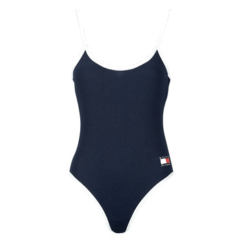 Fehérnemű Női Bodyk Tommy Hilfiger RIB BODYSUIT Tengerész