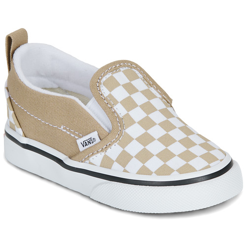 Cipők Gyerek Belebújós cipők Vans Slip-On V Bézs / Fehér