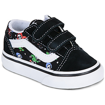 Cipők Gyerek Rövid szárú edzőcipők Vans Old Skool V Fekete  / Squelettes