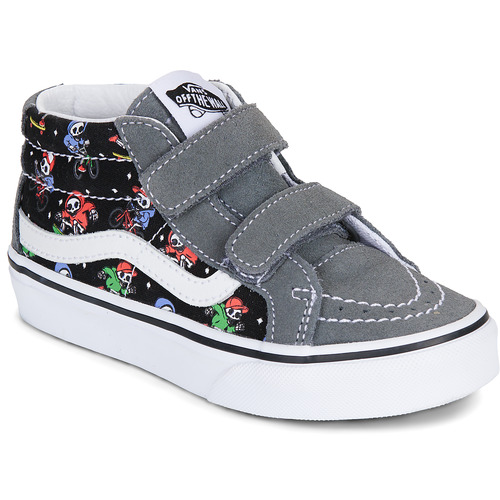 Cipők Fiú Magas szárú edzőcipők Vans SK8-Mid Reissue V Szürke / Fekete 