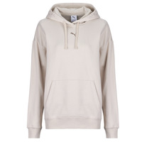 Ruhák Női Pulóverek Puma ESS Centered Cat Logo Relaxed Hoodie FL Bézs