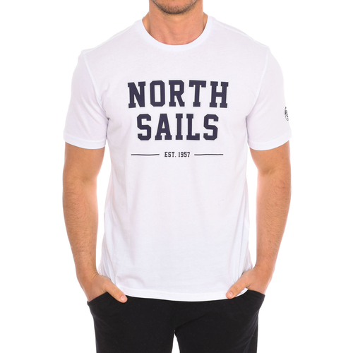 Ruhák Férfi Rövid ujjú pólók North Sails 9024060 Fehér