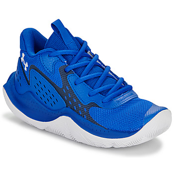 Scarpe Unisex bambino Pallacanestro Under Armour UA GS JET' 23 Blu / Bianco