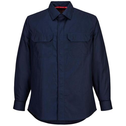 Abbigliamento Uomo Camicie maniche lunghe Portwest PW350 Blu