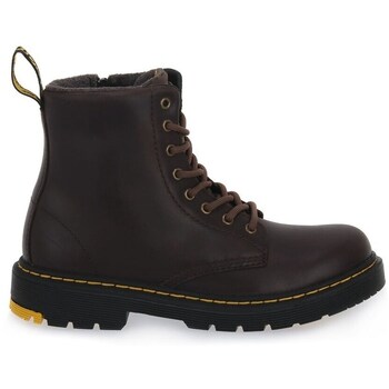 Scarpe Unisex bambino Sneakers alte Dr. Martens 1460 J Dark Brown Marrone