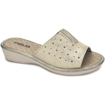 Scarpe Donna Ciabatte Tiglio 50850 PLATINO