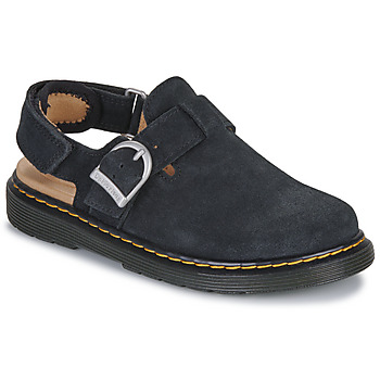 Scarpe Unisex bambino Zoccoli Dr. Martens Jorgie J Mule Black Bronx Suede Nero
