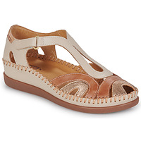 Scarpe Donna Sandali con zeppa Pikolinos CADAQUES W8K Beige / Marrone / Oro