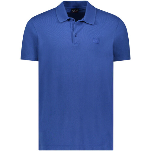 Abbigliamento Uomo Polo maniche corte Paul & Shark Polo in cotone con dettaglio 