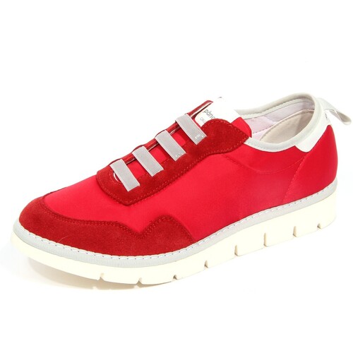 Scarpe Donna Slip on Panchic PÀNCHIC fabric/suede shoes wo ROSSO