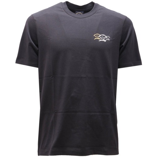 Abbigliamento Uomo T-shirt maniche corte Paul & Shark maglia PAUL&SHARK cotton NERO