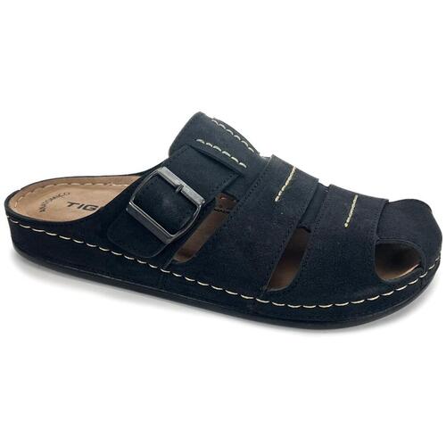 Scarpe Uomo Ciabatte Tiglio 64812 NERO