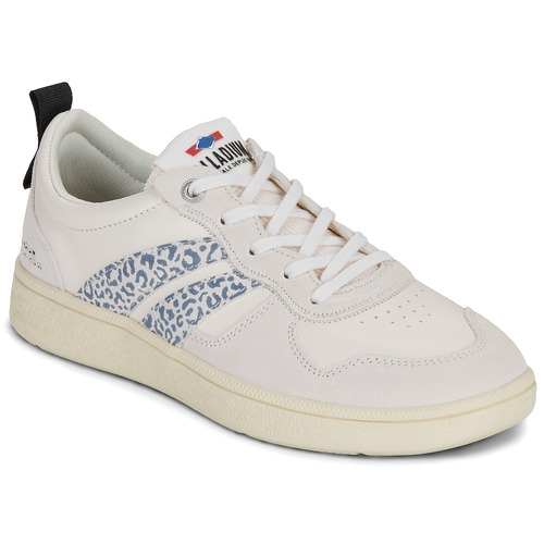 Scarpe Donna Sneakers basse Palladium PALLACUP FLAME LTH Bianco / Nero / Blu