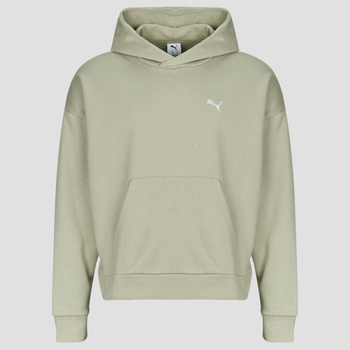 Abbigliamento Uomo Felpe con cappuccio Puma WARDROBE ESSENTIALS Boxy Hoodie FL Pebble / Grigio