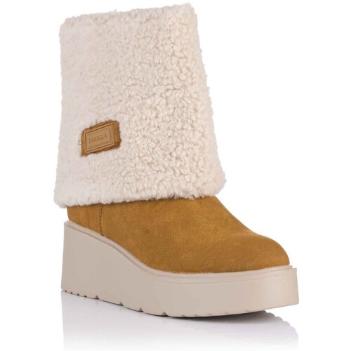 Scarpe Donna Stivali da neve Angela D Stivale con collo de borreguito - Plataforma Marrone