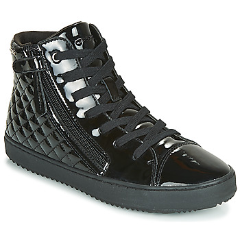 Shoes Girl High top trainers Geox J KALISPERA GIRL Black