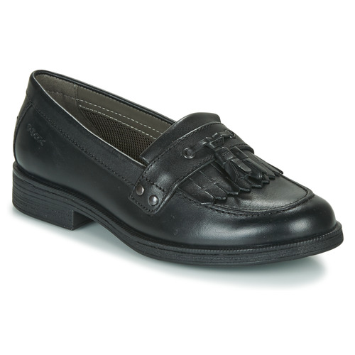 Shoes Girl Derby shoes Geox JR AGATA A Black