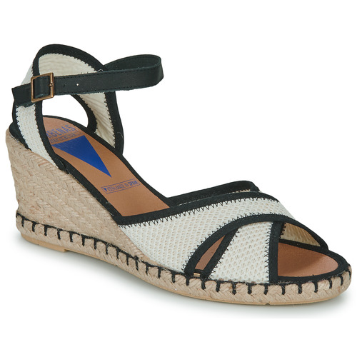 Shoes Women Espadrilles Verbenas DANA White / Black