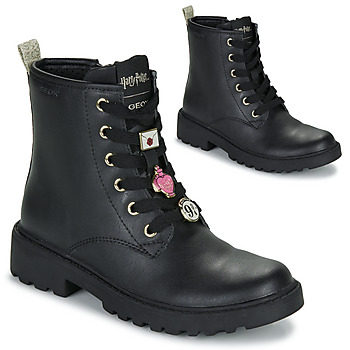 Shoes Girl Mid boots Geox J CASEY GIRL HARRY POTTER Black