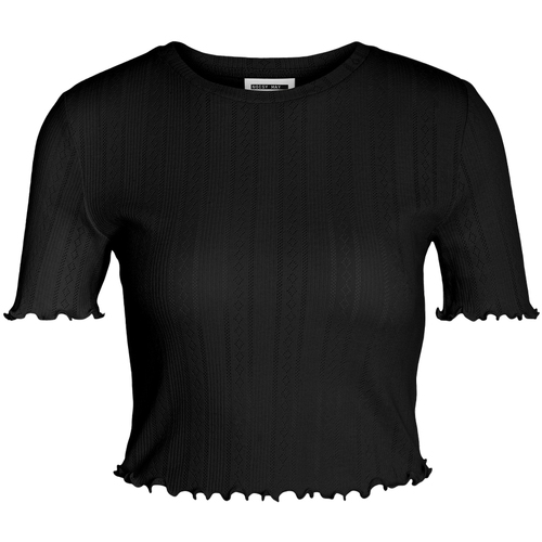 Textiel Dames T-shirts & Polo’s Noisy May Judy Zwart