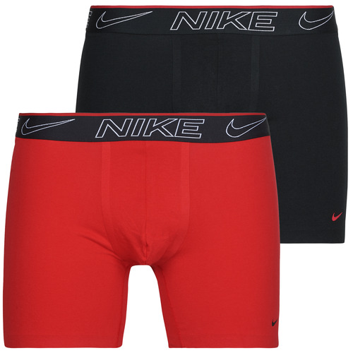 Ondergoed Heren Boxershorts Nike BOXER BRIEF 2PK Zwart / Rood