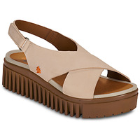 Schoenen Dames Sandalen met sleehak Art BRIGHTON Beige