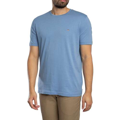 Textiel Heren T-shirts korte mouwen Gant Normaal schild T-shirt Blauw