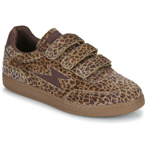 Schoenen Dames Lage sneakers Vanessa Wu AURA Emblem Luipaard