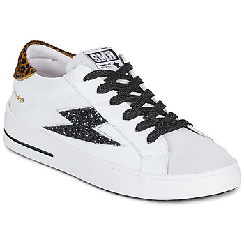 Schoenen Dames Lage sneakers Semerdjian MAYA Wit / Zwart / Luipaard