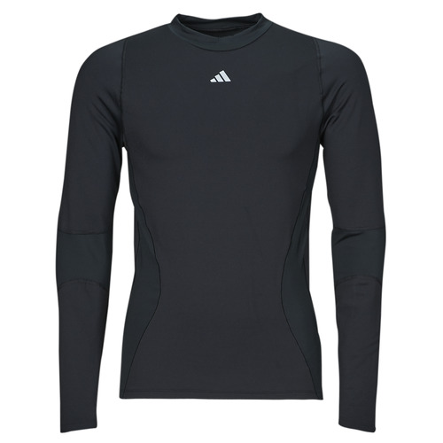 textil Herr Långärmade T-shirts adidas TF CR LS TEE M Svart
