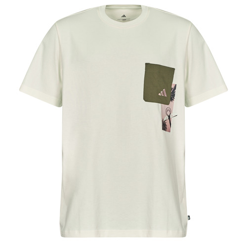 textil Herr T-shirts adidas JJ3928 Vit