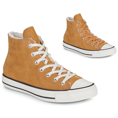 Skor Dam Höga sneakers Converse CHUCK TAYLOR ALL STAR Kamel