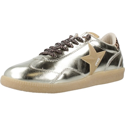 Skor Dam Sneakers Cetti C1385sra V25 Guldfärgad
