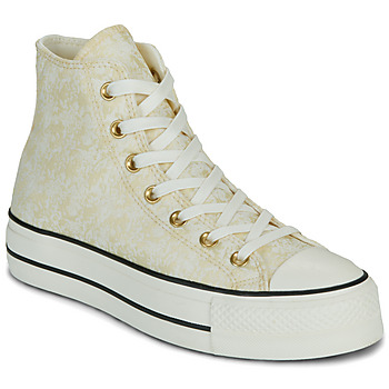 Skor Dam Höga sneakers Converse LIFT PLATFORM Beige