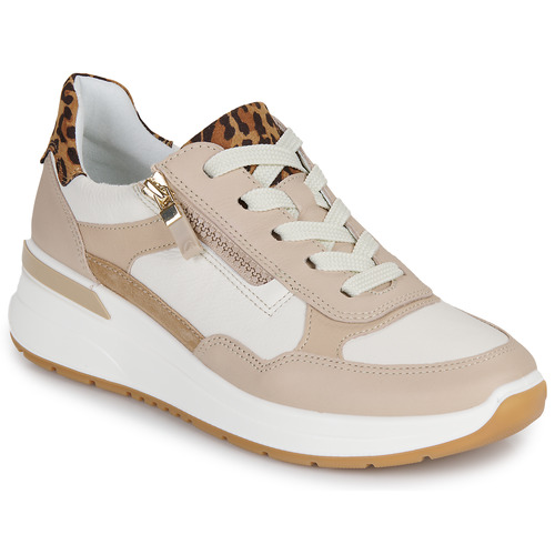 Skor Dam Sneakers Ara GARDA Vit / Beige / Leopard