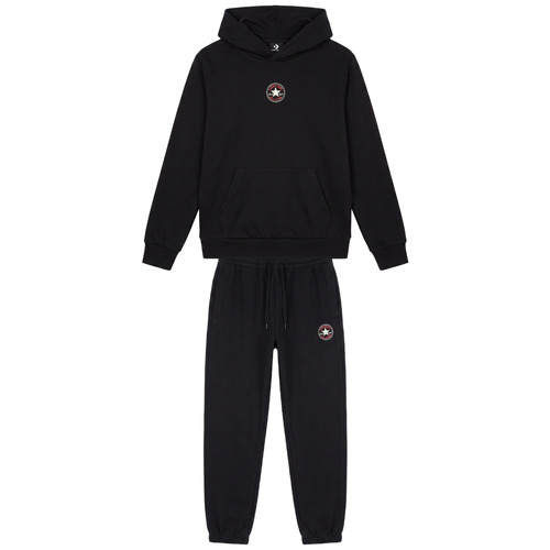textil Pojkar Sportoverall Converse MINI CTP CORE SET Svart