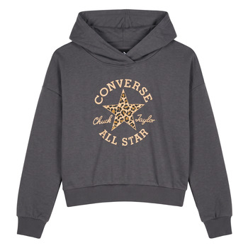 textil Flickor Huvtröjor Converse RELAXED GRAPHIC HOODIE Svart