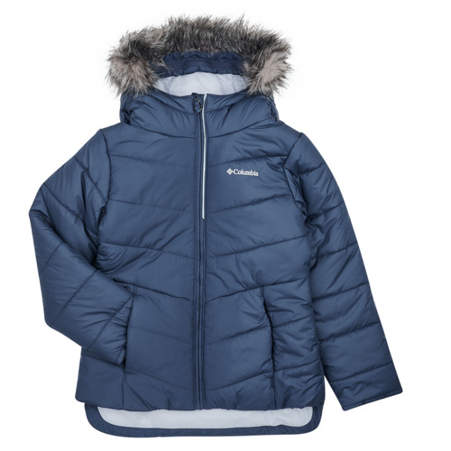 Oblačila Deklice Puhovke Columbia Katelyn Crest III Hooded Jacket Modra