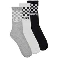 Spodnje perilo Nogavice Vans M CLASSIC CHECK CREW Bela / Črna / Siva